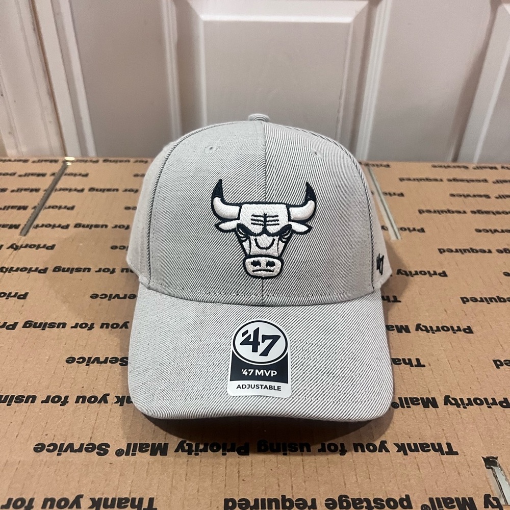 Chicago Bulls 47 Brand Grey Hat